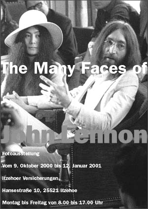 Many Faces of John Lennon poster